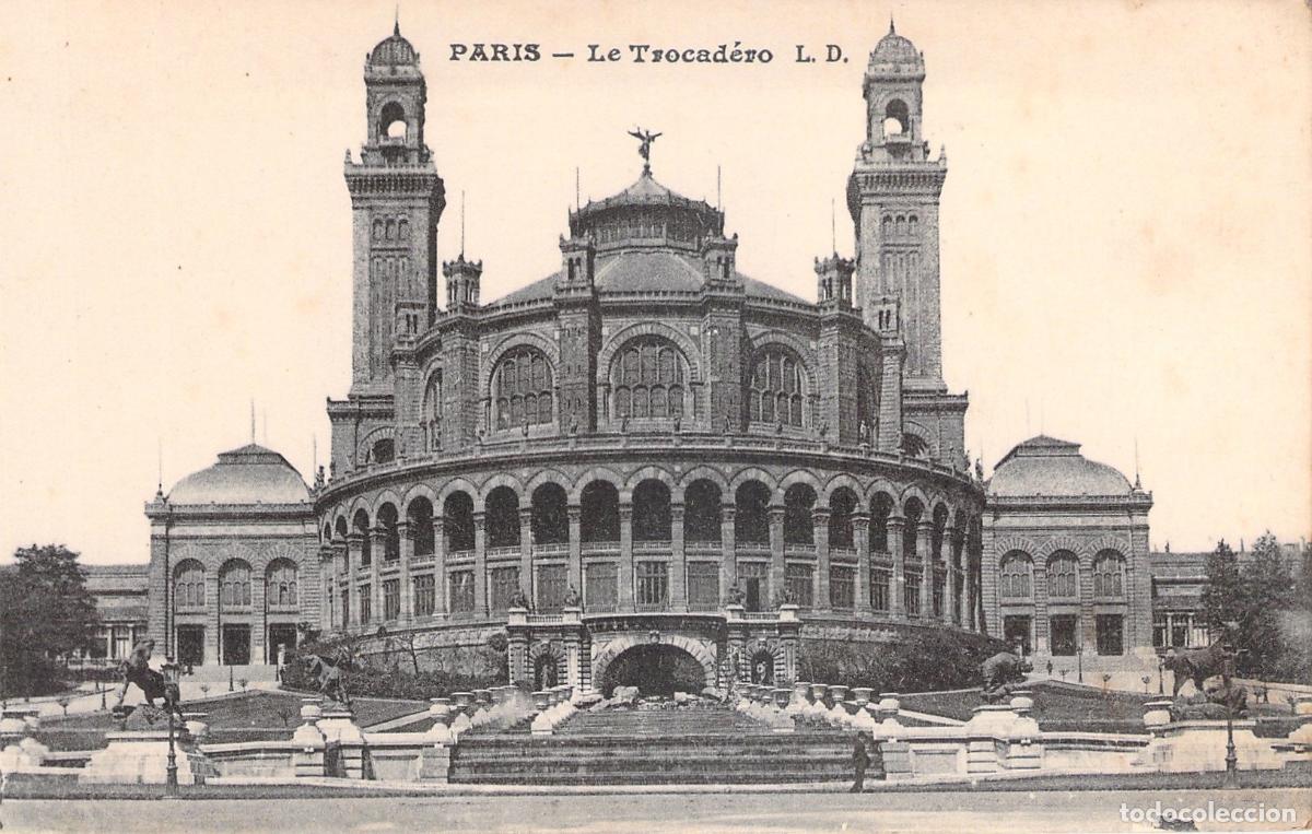 Postales: Postal de Par&iacute;s: El Palacio del Trocad&eacute;ro