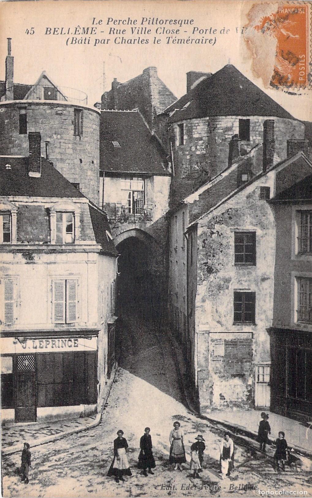 Postales: Postal de Bell&ecirc;me Porte de Ville Francia