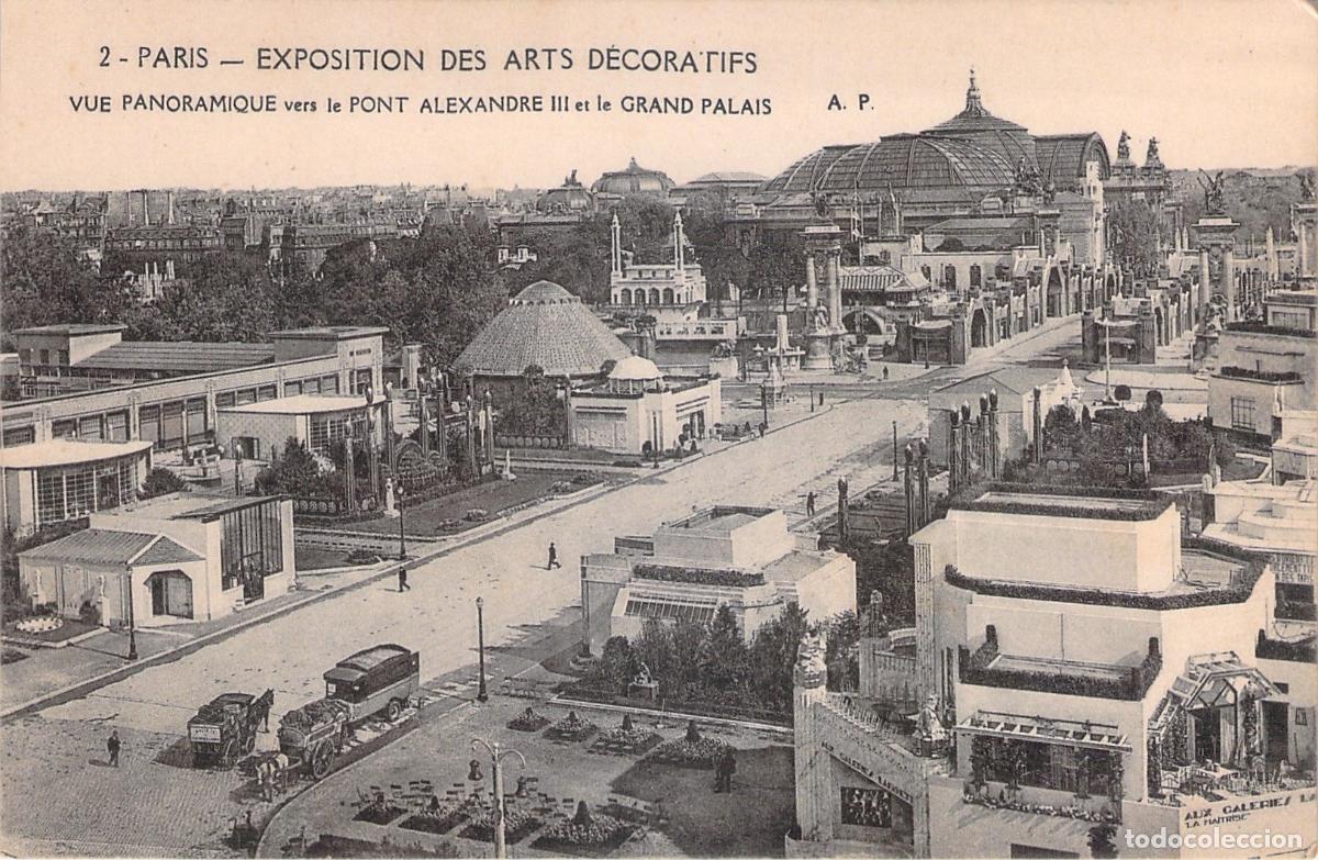Postales: Postal de Par&iacute;s Exposici&oacute;n de Artes Decorativas