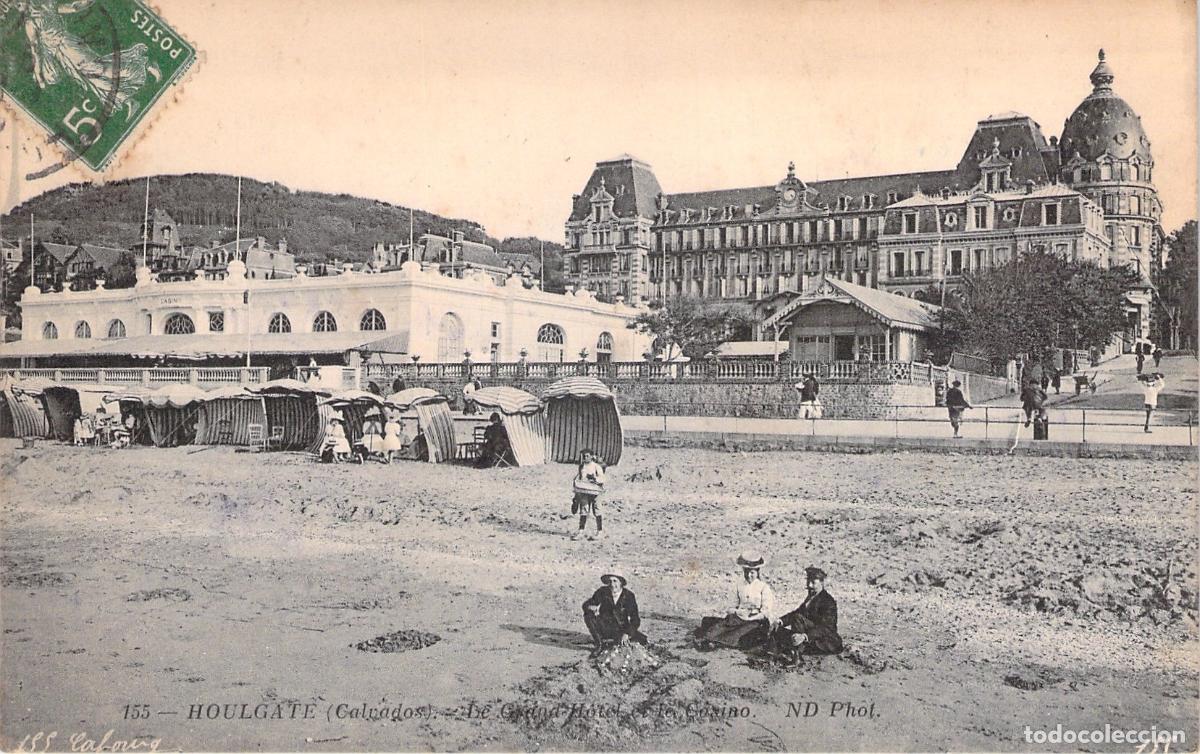 Postales: Postal de Houlgate, Calvados, con el Gran Hotel y el Casino