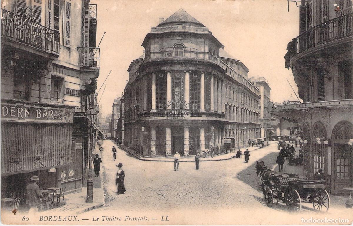 Postales: Postal de Bordeaux Francia Th&eacute;&acirc;tre Fran&ccedil;ais