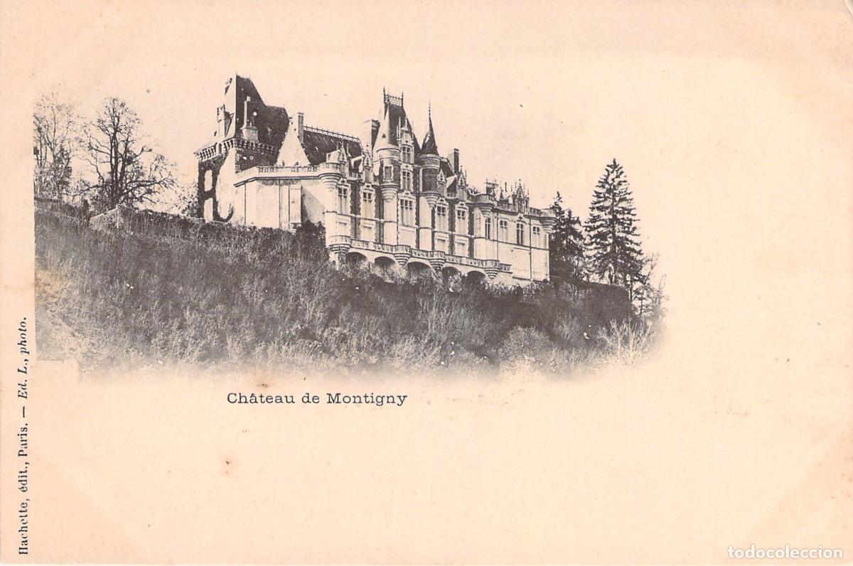 Postales: Postal del majestuoso Castillo de Montigny en Francia