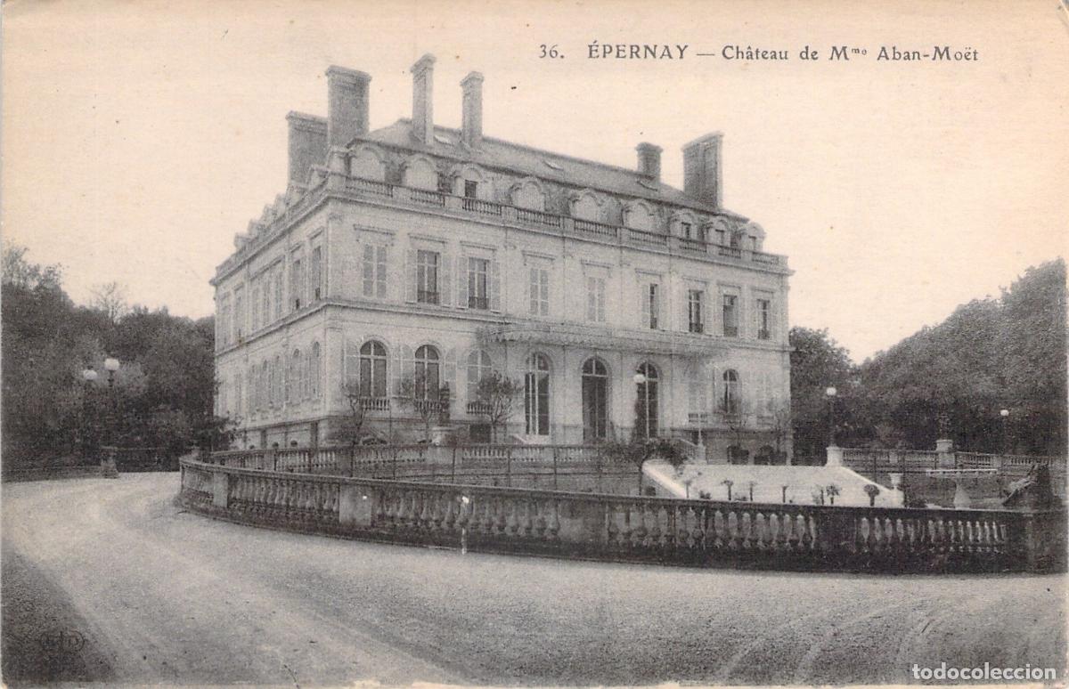 Postales: Postal de Epernay Chateau de Mme Aban-Mo&euml;t Francia