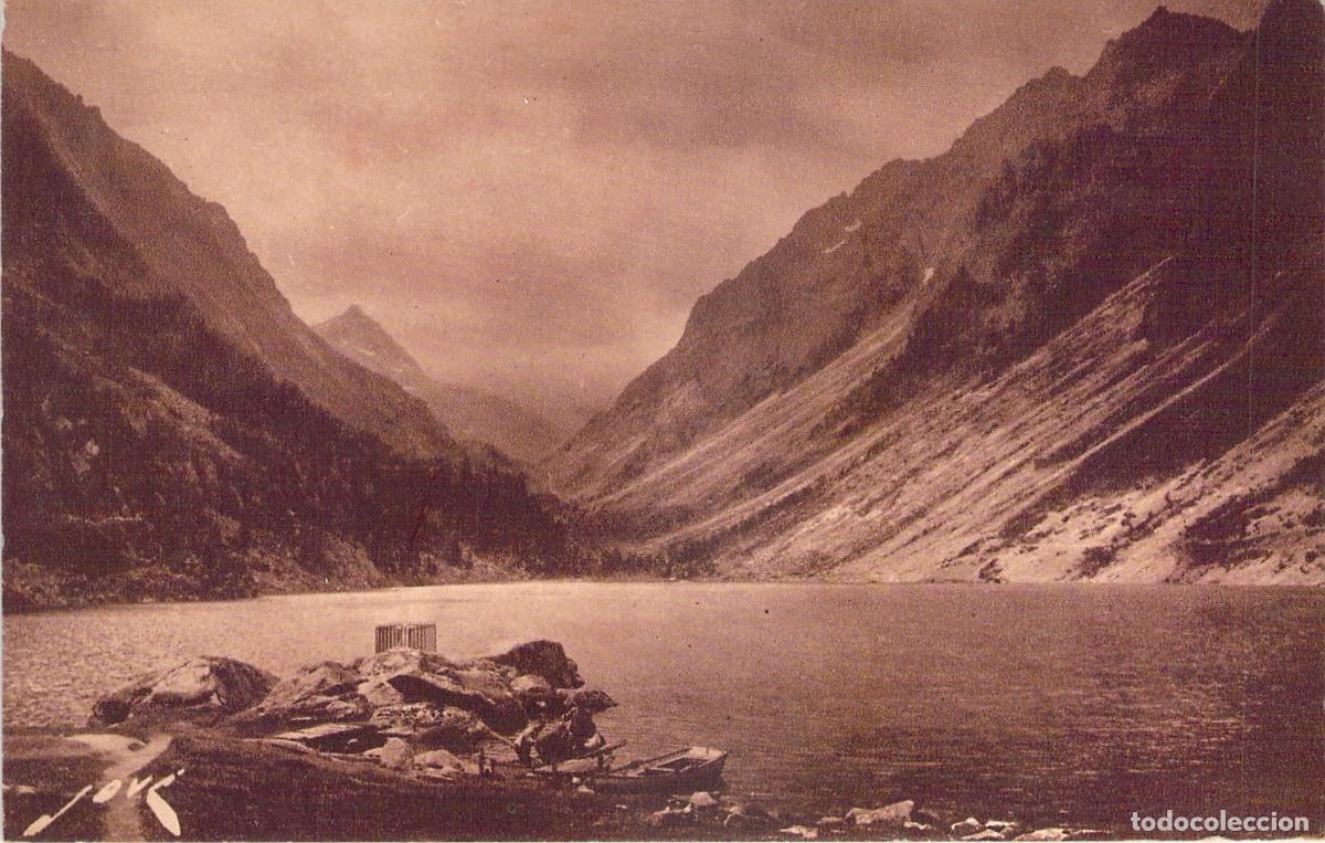 Postales: Postal de Cauterets, Lago de Gaube y el Vignemale en los Pirineos