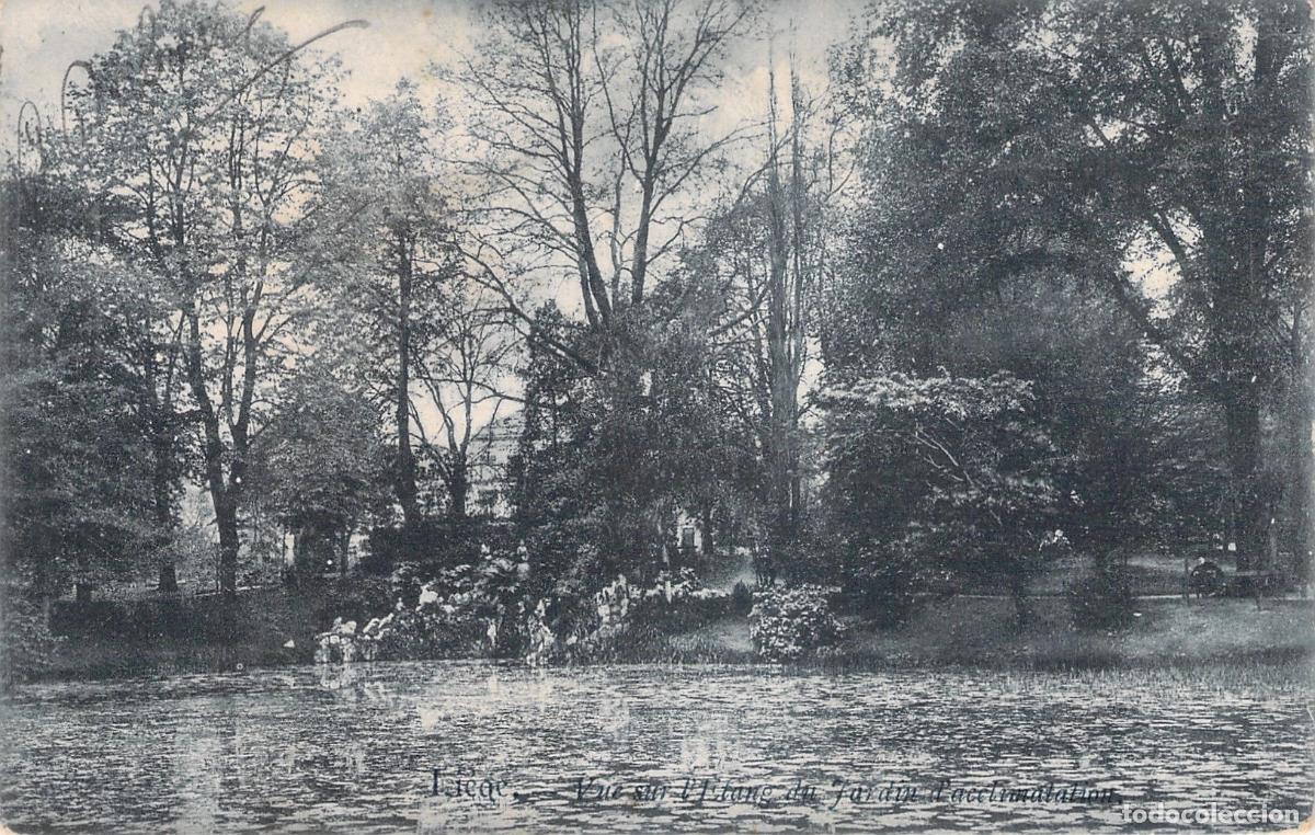 Postales: Postal de Lieja, Vista del Jard&iacute;n de Aclimataci&oacute;n