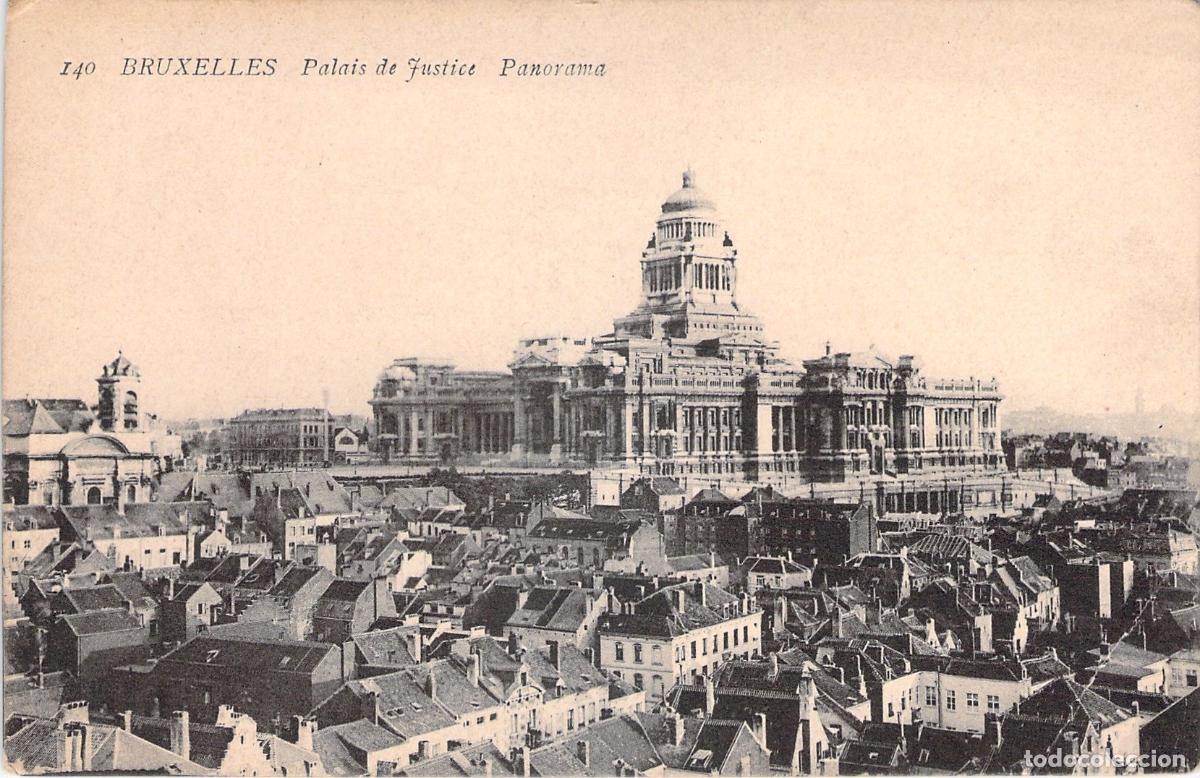 Cartes Postales: Postal de Bruselas, vista panor&aacute;mica del Palacio de Justicia