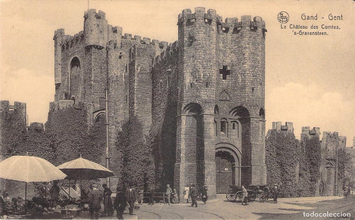 Cartes Postales: Postal del Castillo de los Condes en Gante