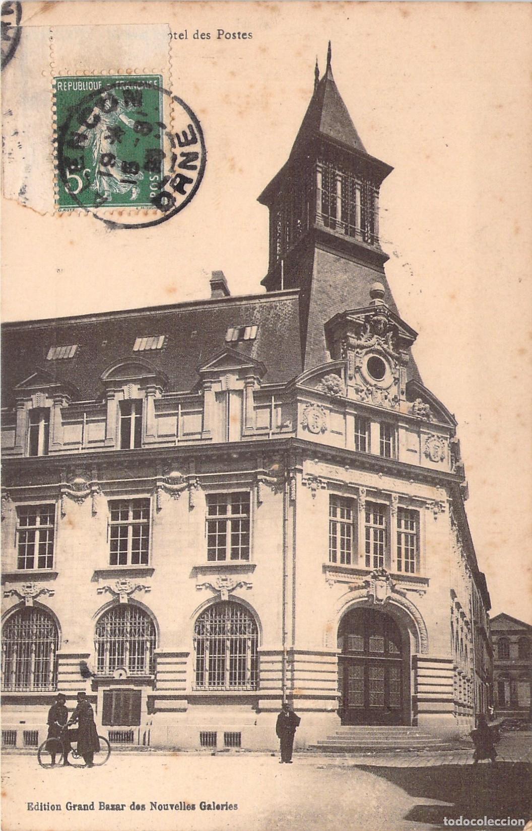 Cartes Postales: Postal de H&ocirc;tel des Postes en Longny Francia