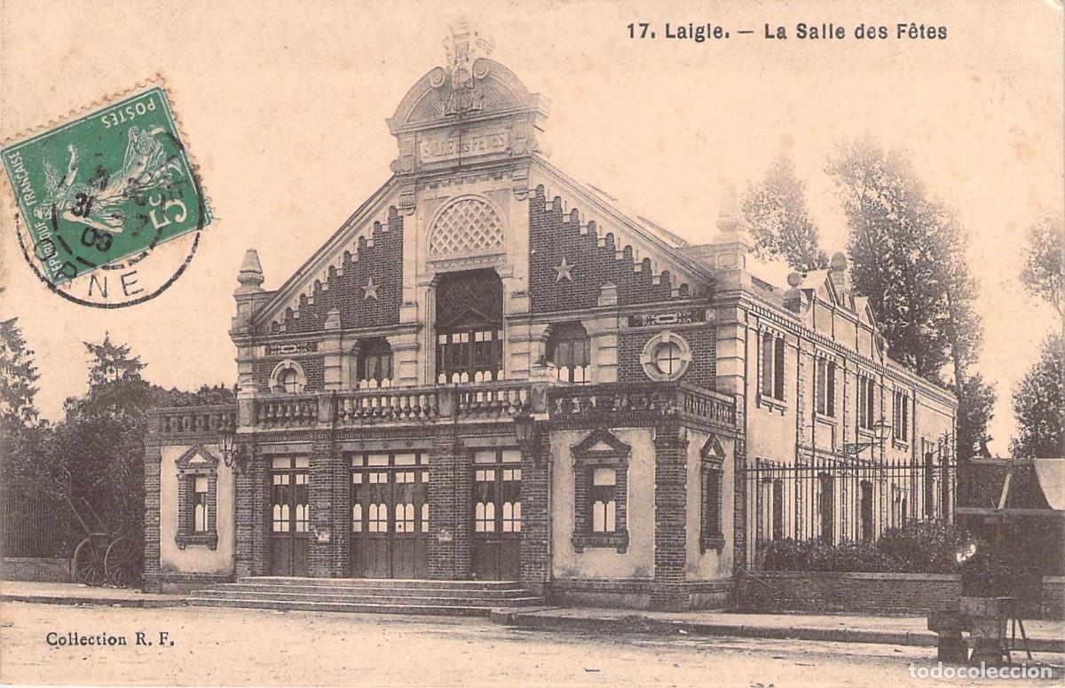Postales: Postal de la Salle des F&ecirc;tes en Laigle Francia