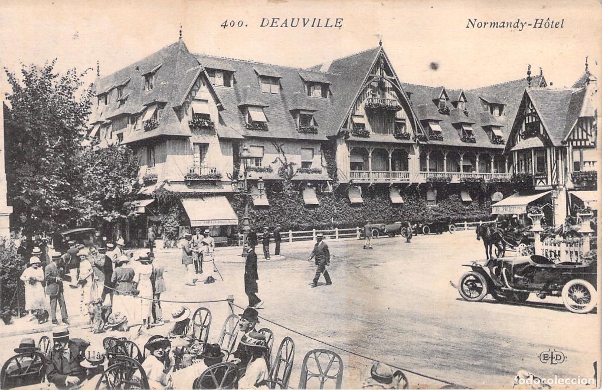 Postales: Postal de Normand&iacute;a, Hotel Normandy en Deauville