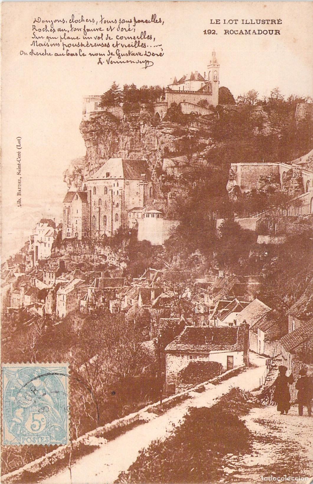 Postales: Postal de Rocamadour, Francia