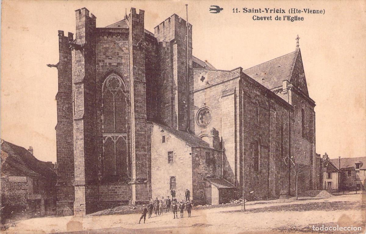 Postales: Postal de la Iglesia de Saint-Yrieix en Haute-Vienne