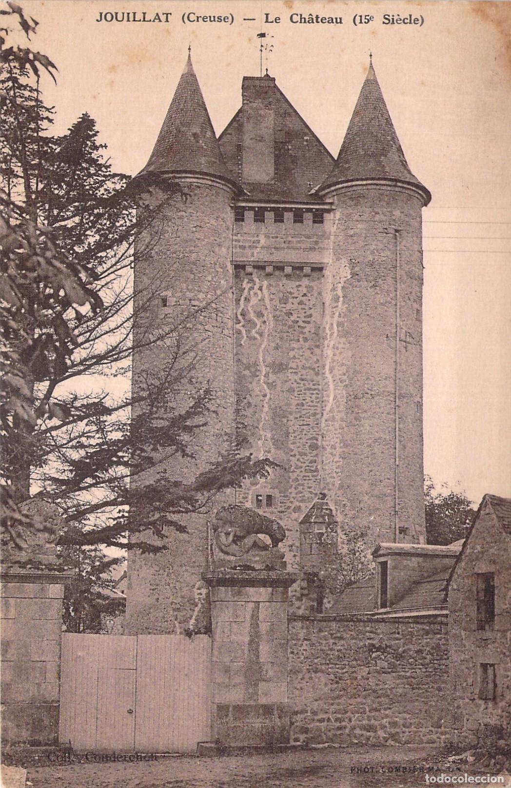 Postales: Postal de Jouillat Castillo en Creuse Francia