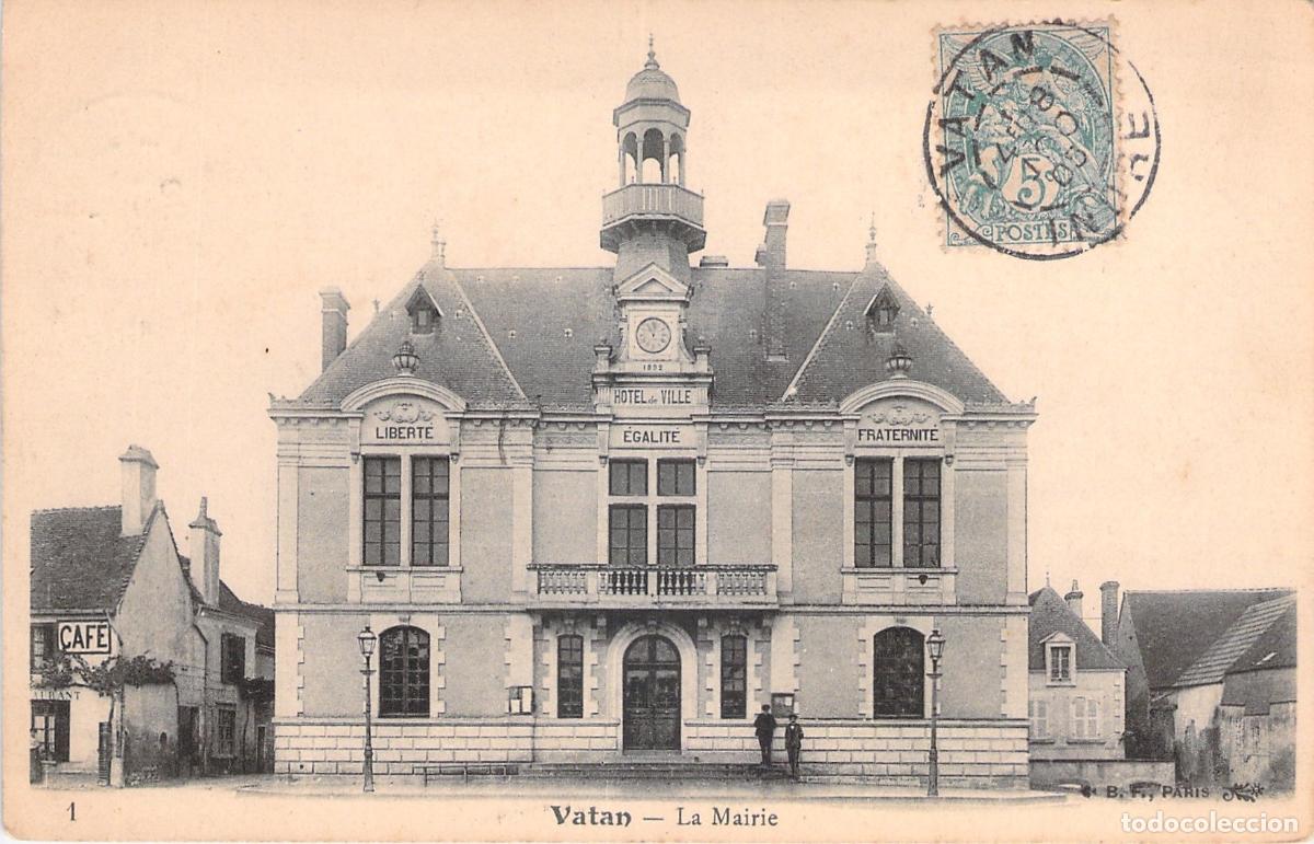 Postales: Postal de Vatan: La Mairie (Ayuntamiento)