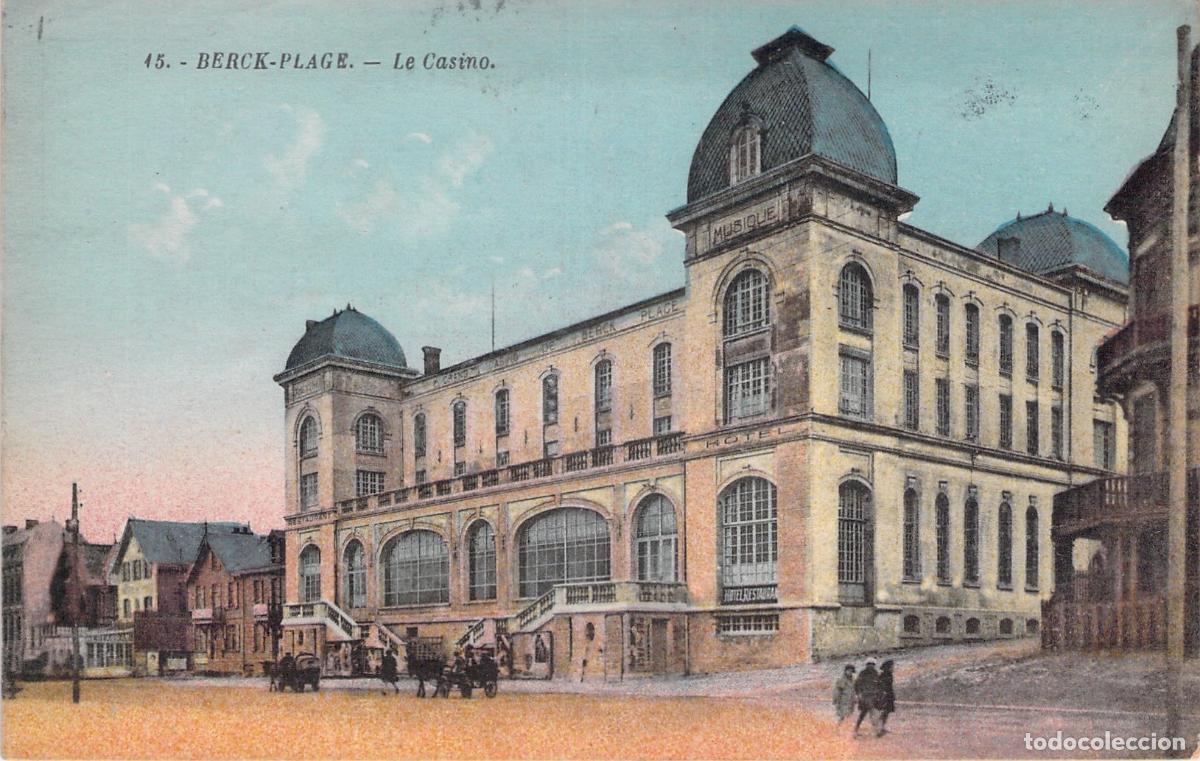Postales: Postal de Berck-Plage Francia Casino arquitectura