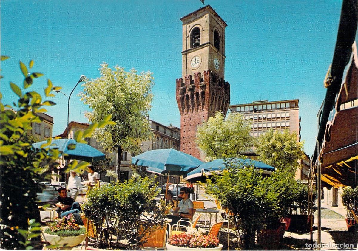 Postales: Postal de la Piazza Vittorio Veneto en Stradella, Italia