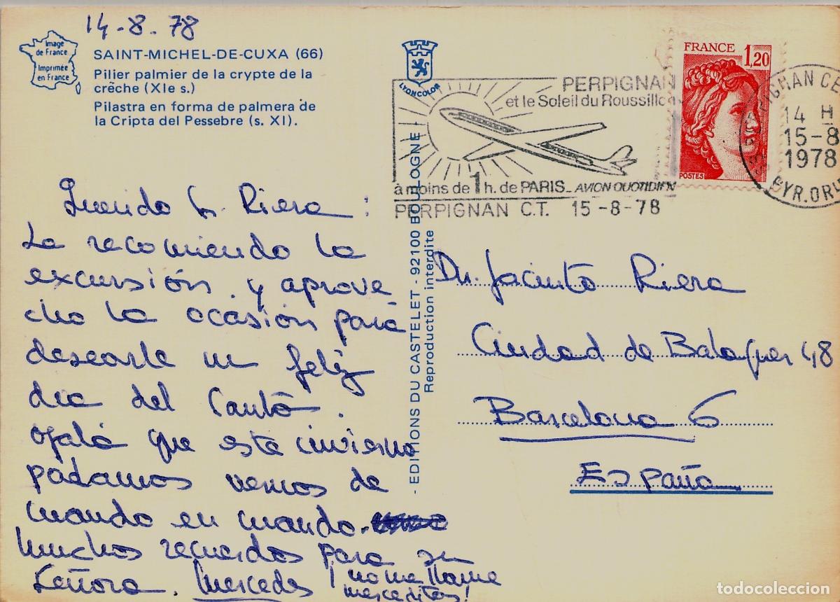 Postales: Postal de la cripta de la Abad&iacute;a de Saint-Michel-de-Cuxa - Foto 2