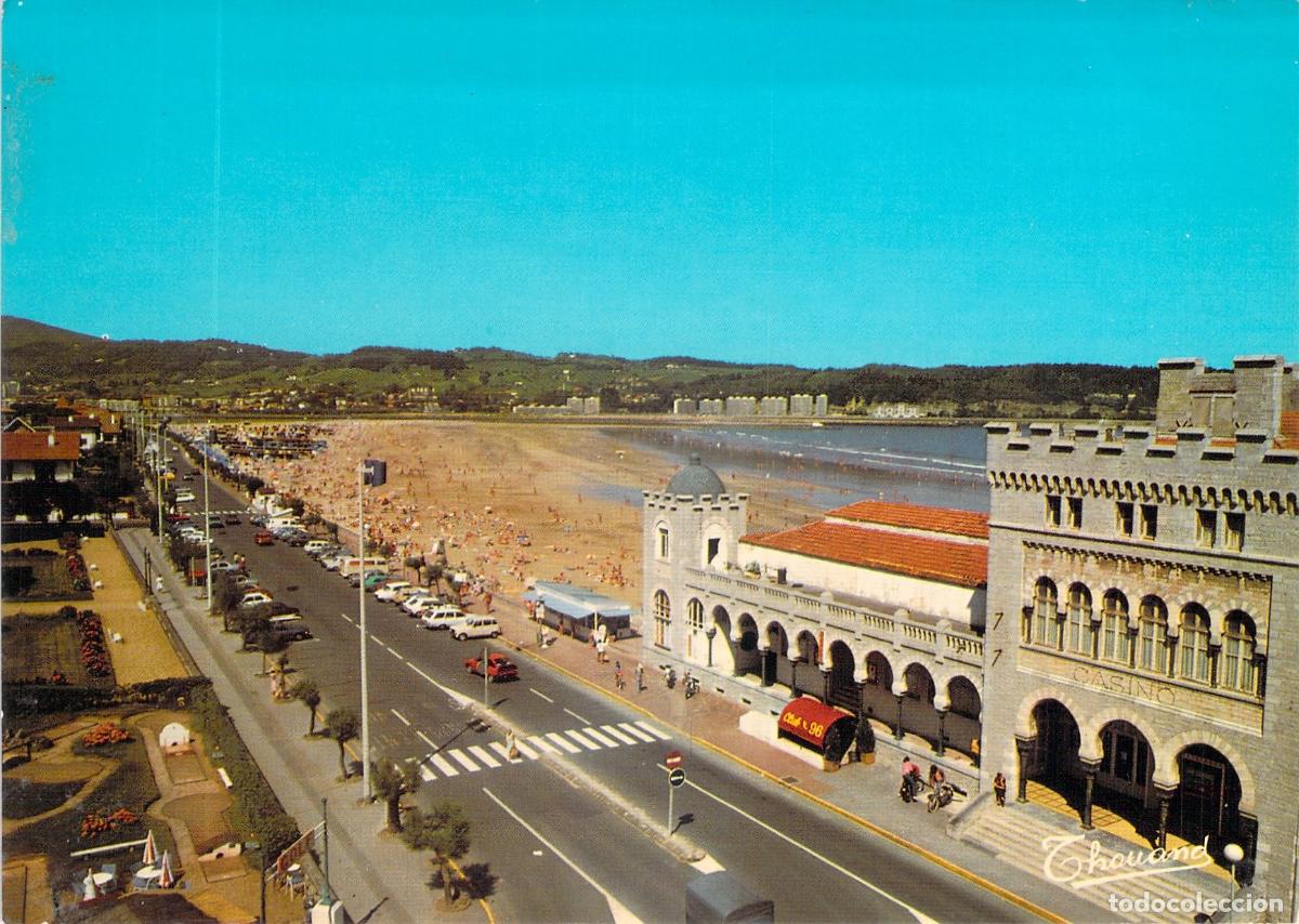Postales: Postal de Hendaye Francia con Vista al Casino y la Playa