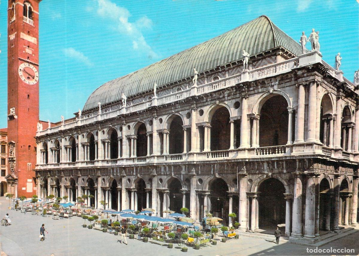 Postales: Postal de la Basilica Palladiana en Vicenza, Italia