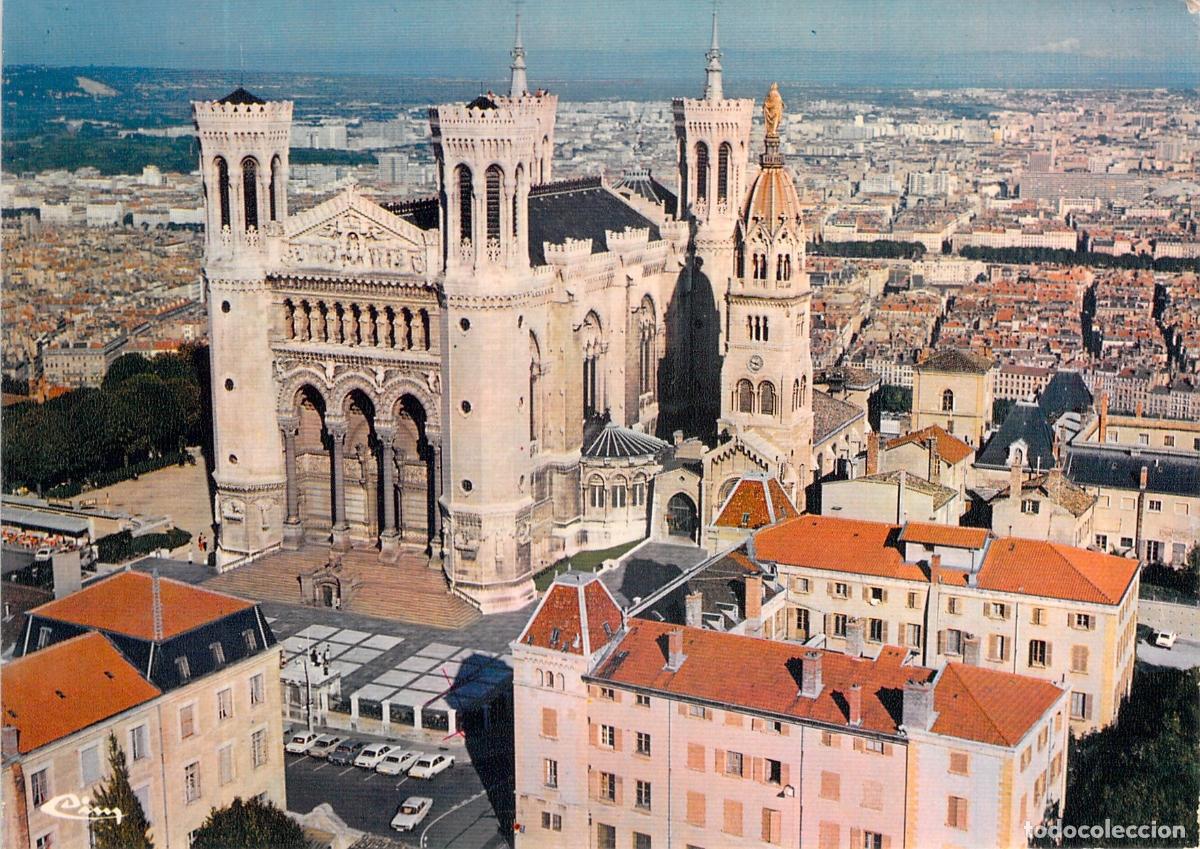 Postales: Postal de la Bas&iacute;lica de Notre-Dame de Fourvi&egrave;re en Lyon