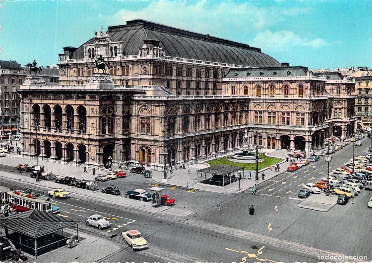 Postales: Postal de la &Oacute;pera Estatal de Viena en Austria