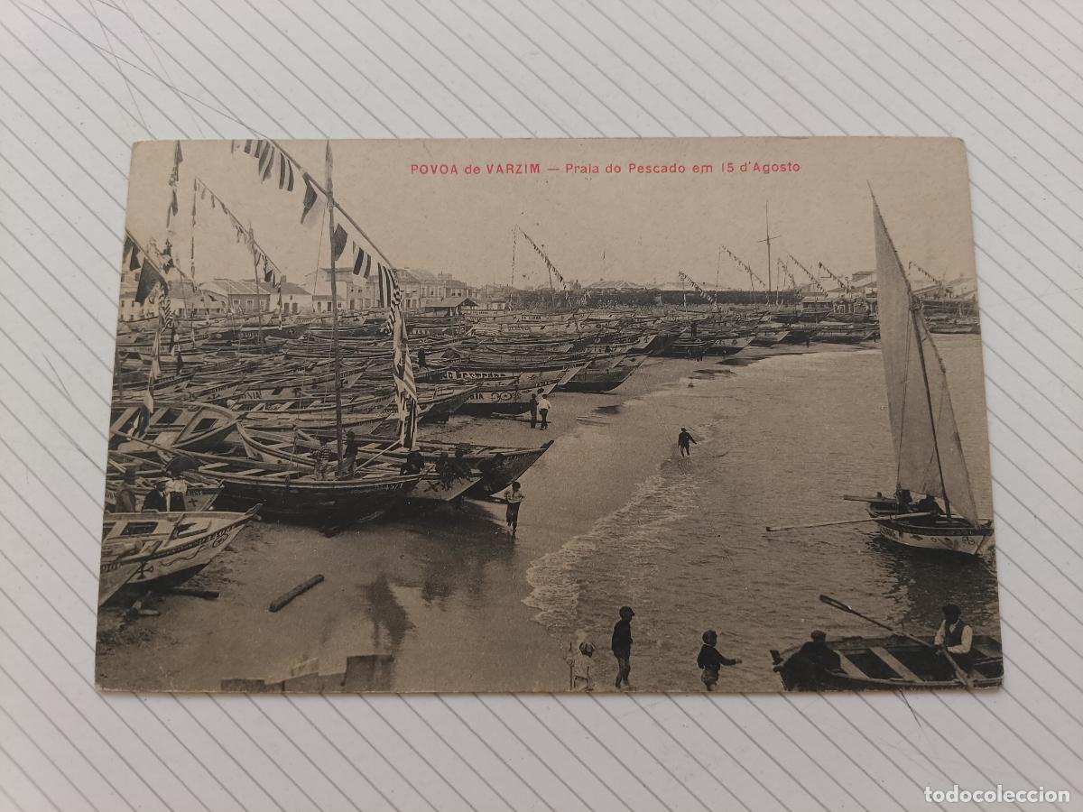 Postales: Povoa De Varzim, Portugal, circulada 1912