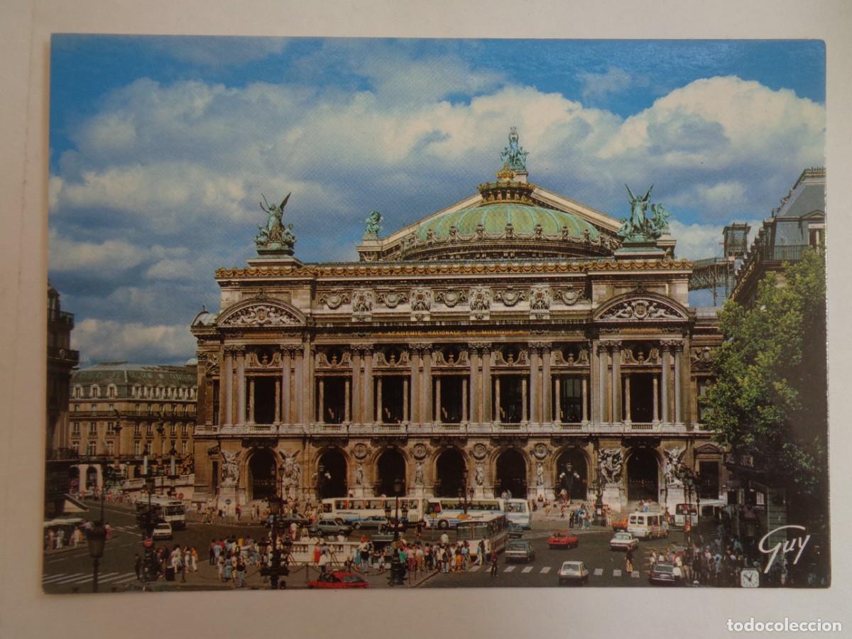 Cartoline: POSTAL DE PARIS ( FRANCIA ): PLAZA Y PALACIO DE LA OPERA