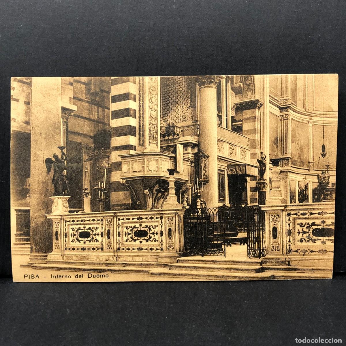 Postales: PISA - INTERNO DEL DUOMO - O SCARLATTI - 14452 - POSTAL / 3393