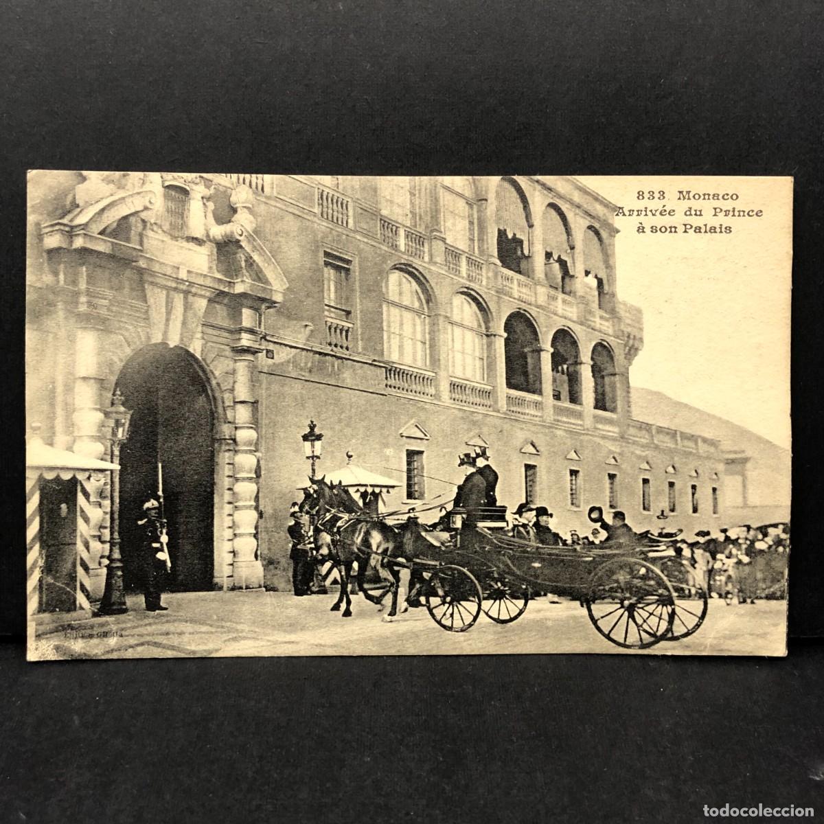 Postales: MONACO - ARRIV&Eacute;E DU PRINCE &Agrave; SON PALAIS - 833 - GILETTA - POSTAL / 3398
