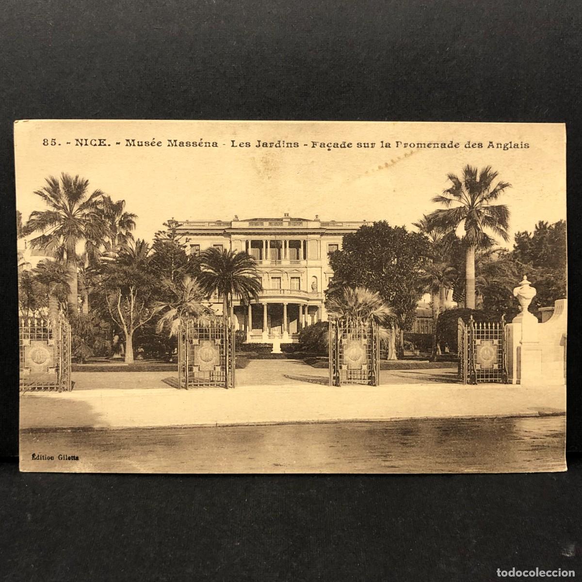 Postales: NICE - MUS&Eacute;E MASS&Eacute;NA - LES JARDINS - FA&Ccedil;ADE SUR LA PROMENADE DES ANGLAIS - 85 - POSTAL / 3402