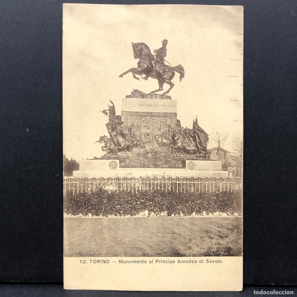 Postales: TORINO - MONUMENTO AL PRINCIPE AMEDEO DI SAVOJA - 12 - POSTAL / 3406