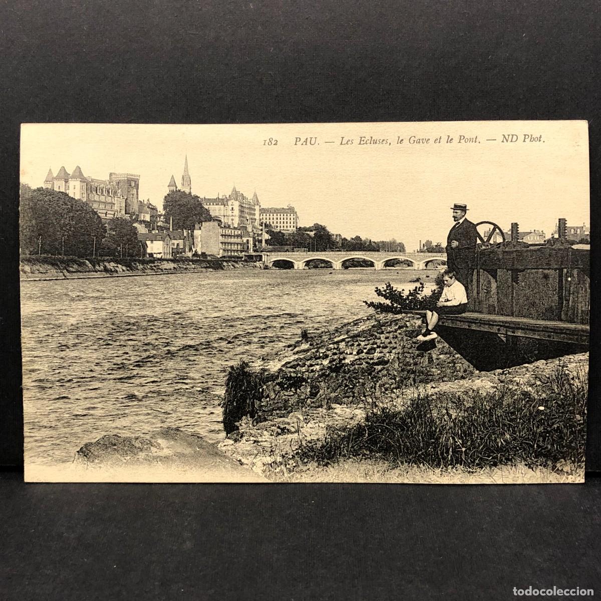 Postales: PAU - LES ECLUSES, LE GAVE ET LE PONT - ND PHOT. - 182 - POSTAL / 3409