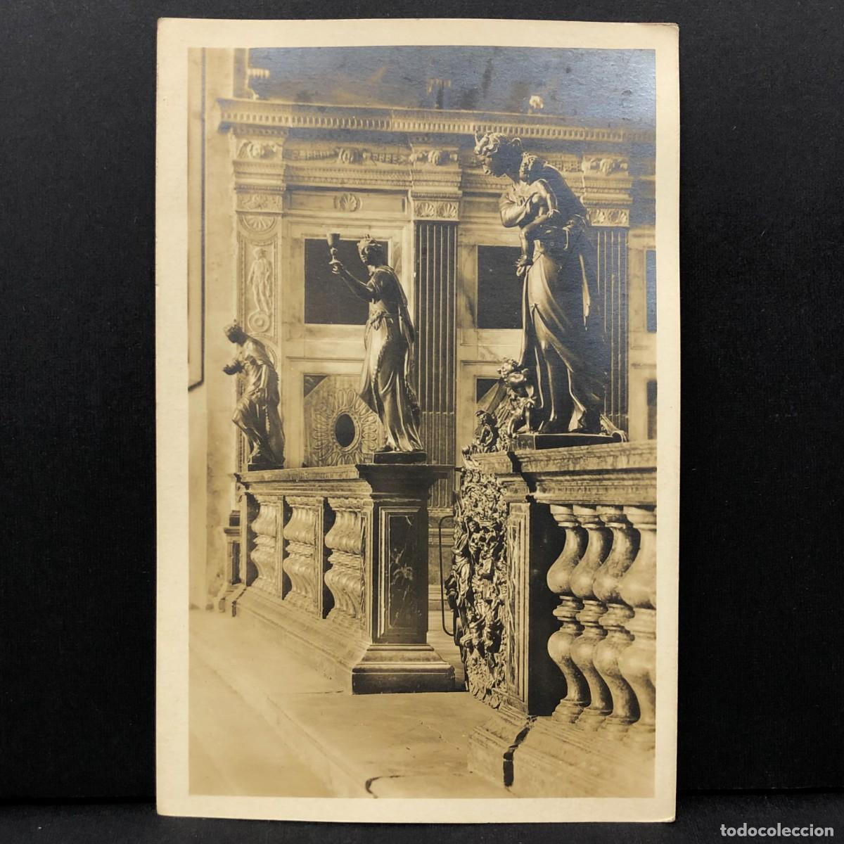 Postales: PADOVA - BASILICA DEL SANTO - BALAUSTRA CON LE STATUE DELL VIRT&Uacute; - 66483 - POSTAL / 3412