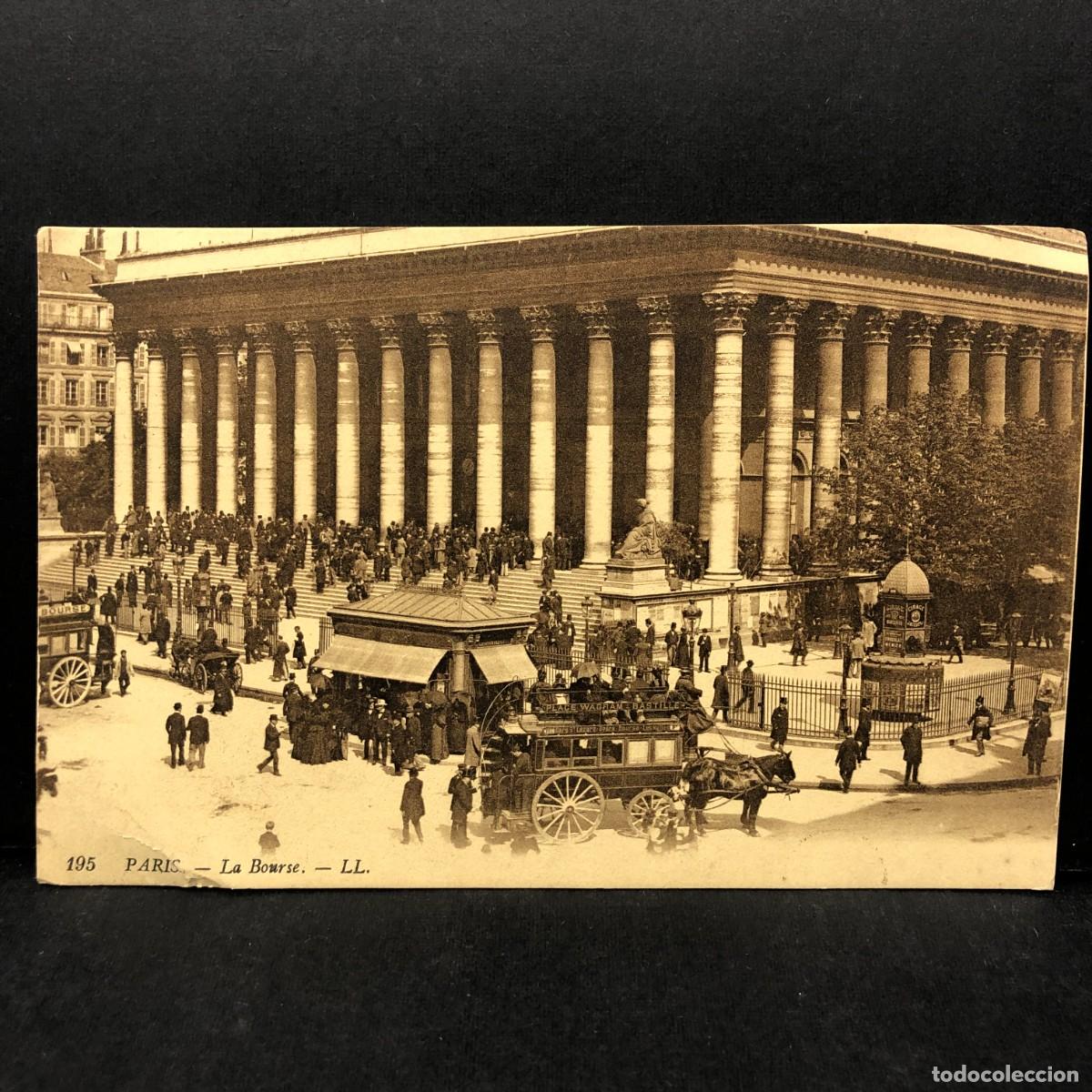 Postales: PARIS - LA BOURSE - LL - 195 - POSTAL / 3416