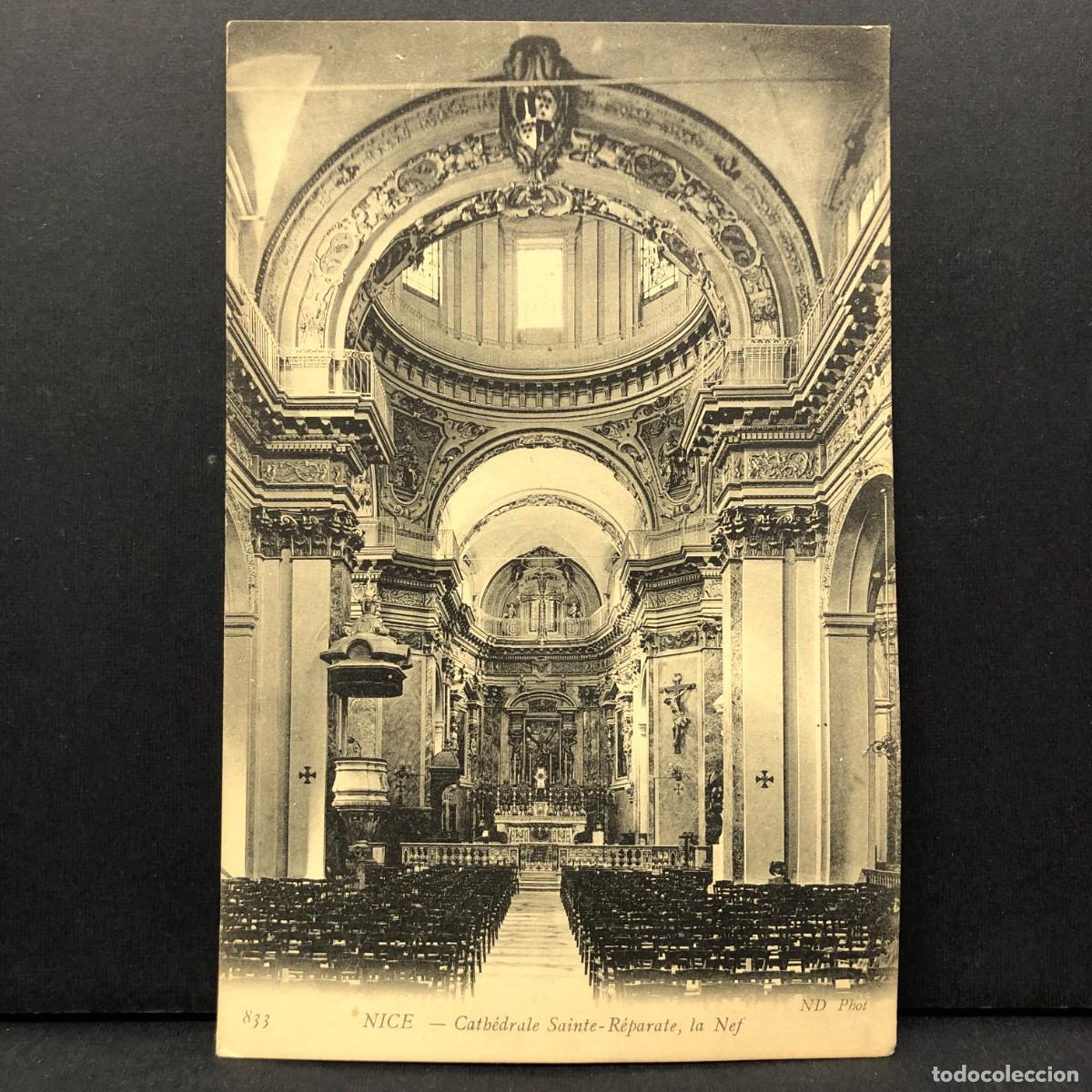 Postales: NICE - CATH&Eacute;DRALE SAINTE-REPARATE LA NEF - 833 - ND PHOT. - POSTAL / 3421