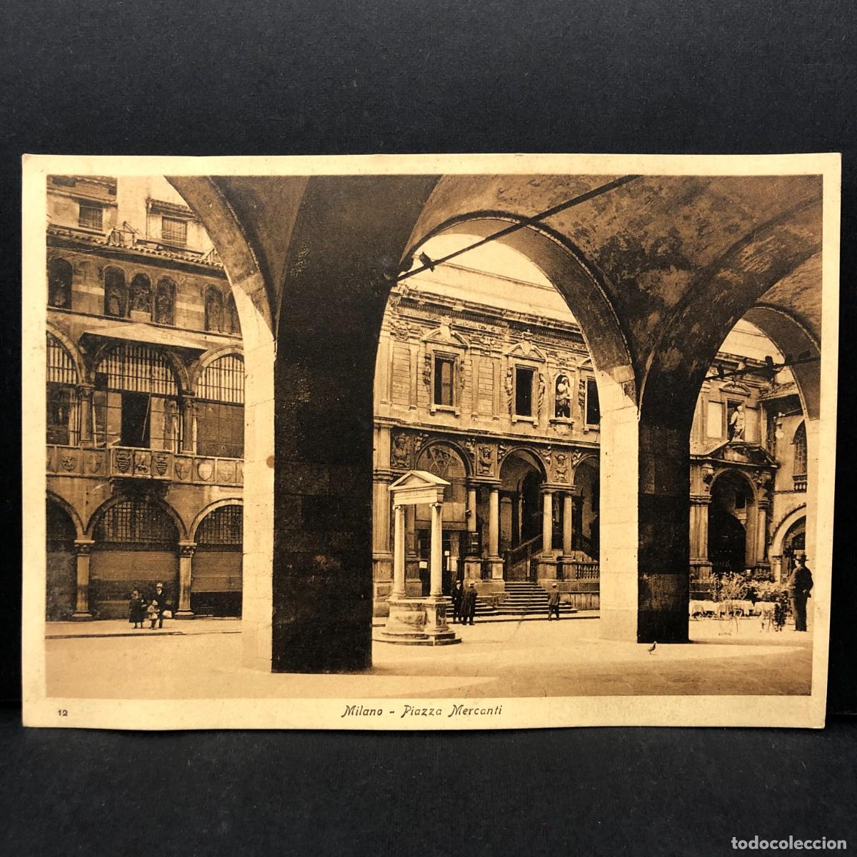 Postales: MILANO - PIAZZA MERCANTI - 12 - POSTAL / 3430