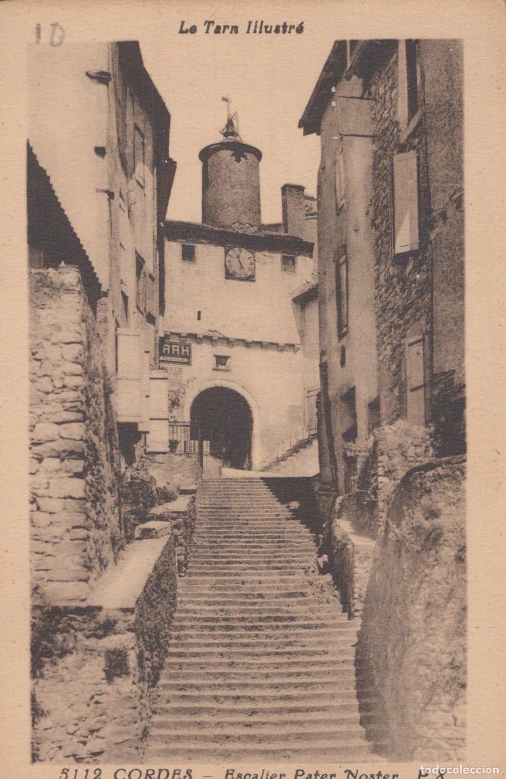 Postkarten: France Cordes Escalier Pater Noster Architecture Village Unposted *YAC196