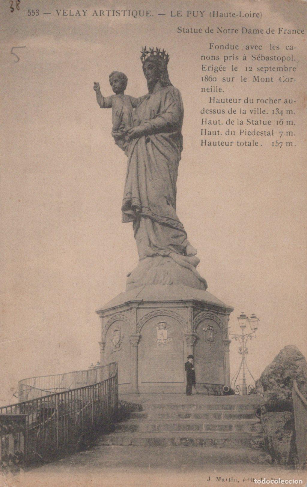 Postkarten: France Le Puy Statue Notre Dame de Vierge &Agrave; L Enfant *YAC184