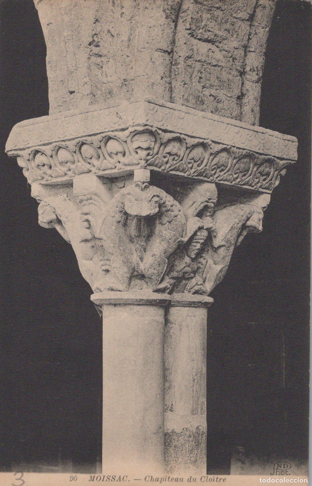 Postkarten: France Moissac Chapiteau Clo&icirc;tre Architecture Romane Unposted *YAC179