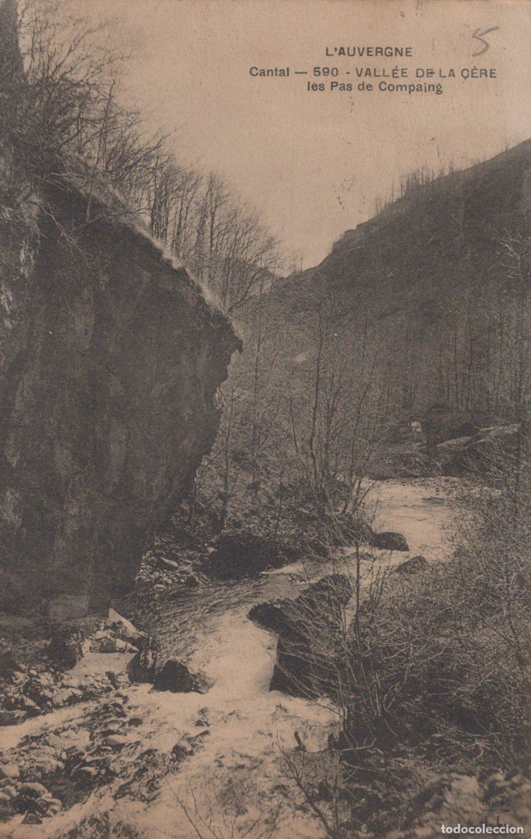 Postales: France St Flour Auvergne Gorges C&egrave;re Paysage Riverain 1906 *YAC168
