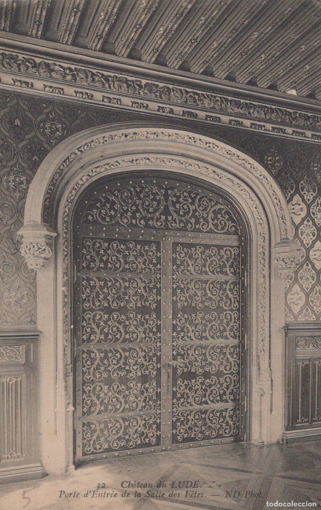 Postales: France Le Lude Ch&acirc;teau du Lude Porte de la Salle des F&ecirc;tes *YAC173
