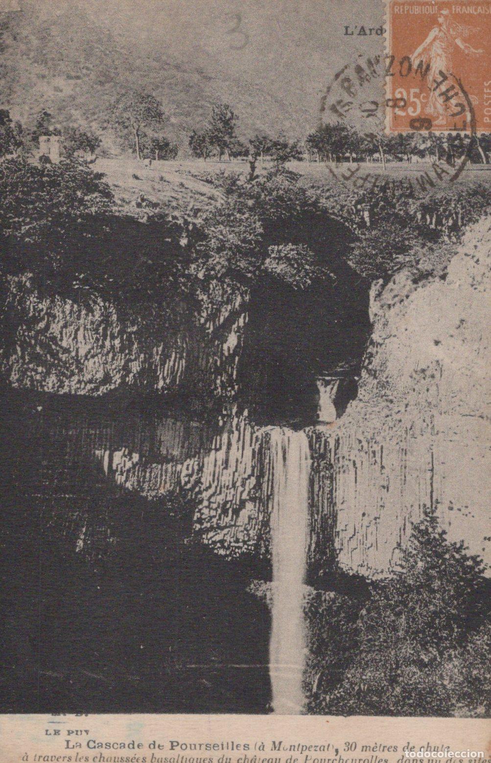Postcards: France Montpezat Cascade de Pourseilles Roches Basaltiques 1929 *YAC171