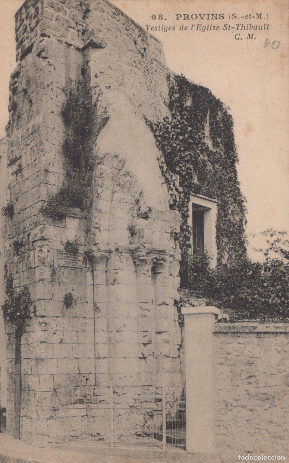 Postcards: France Provins Vestiges &Eacute;glise St Thibault Architecture Ruines Unposted *YAC153