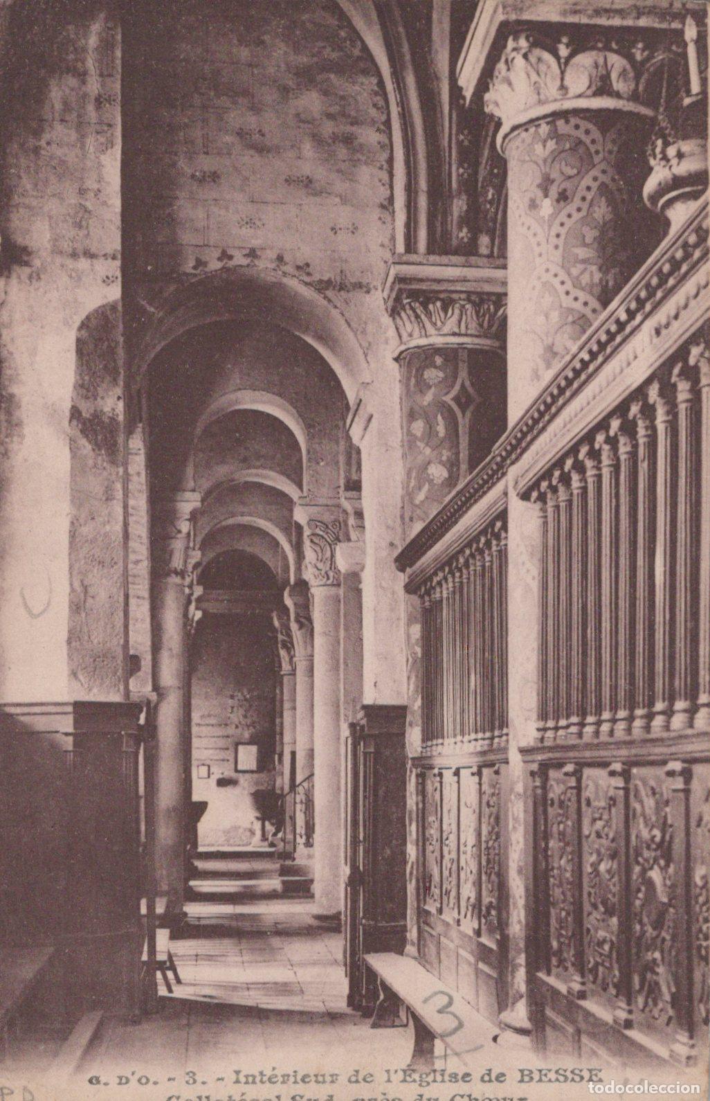 Cartes Postales: France Besse Int&eacute;rieur &Eacute;glise Coll&eacute;giale Sud Unposted *YAC150