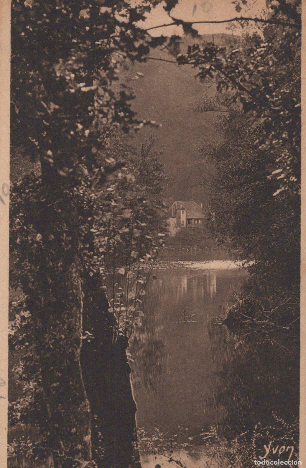 Postales: France Beaulieu Paysage Maison Reflet Dordogne Unposted *YAC167