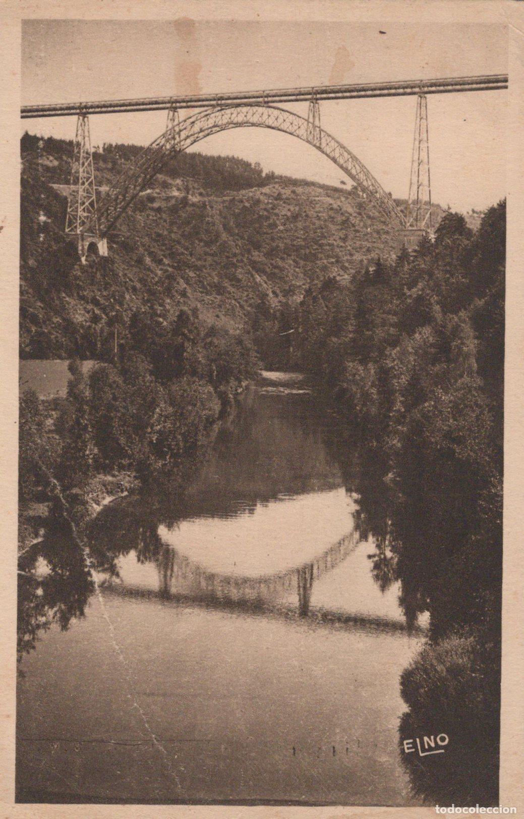 Postales: France Cantal Viaduc de Garabit Architecture M&eacute;tallique Reflet *YAC138