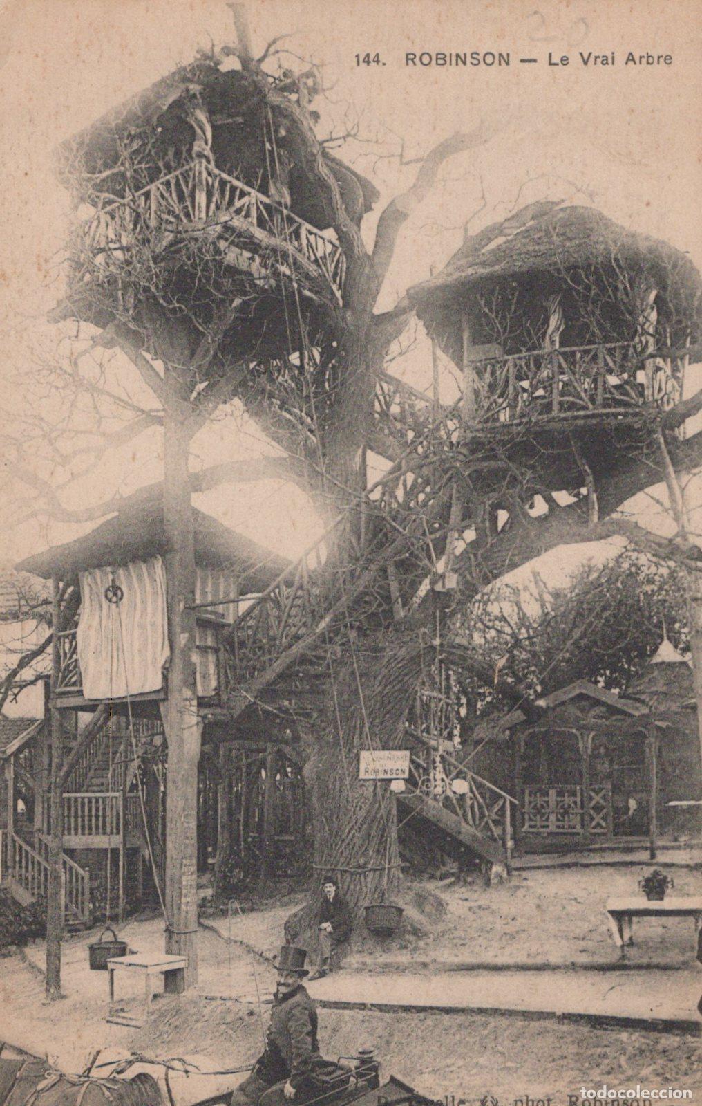 Postales: France Le Plessis Robinson &Icirc;le de Maisons Dans les Arbres Unposted *YAC133