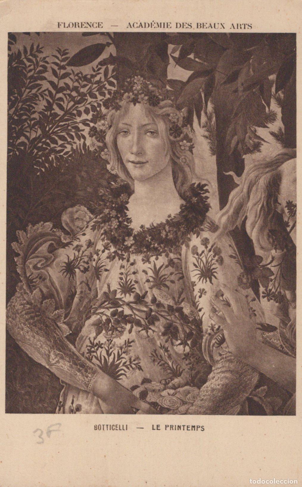 Cartoline: Italia Florence Firenze Galleria Botticelli Primavera Arte Unposted *YAC152