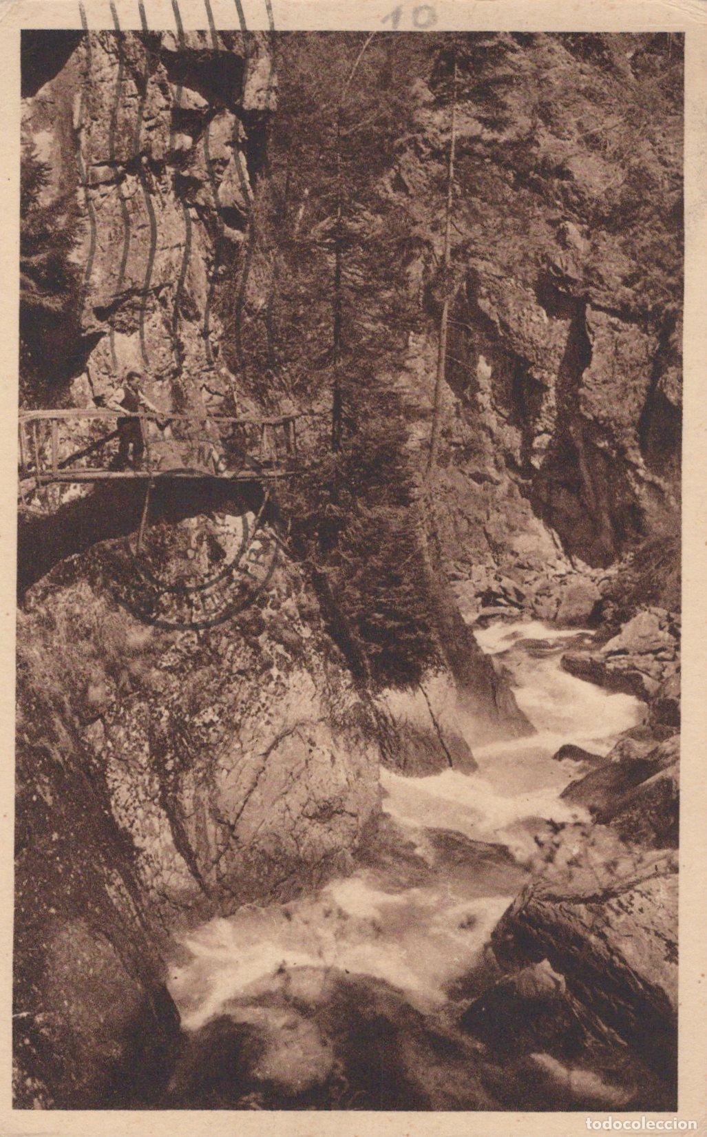Cartoline: France Servoz Gorges Diosaz Pont Rivi&egrave;re Homme *YAC126