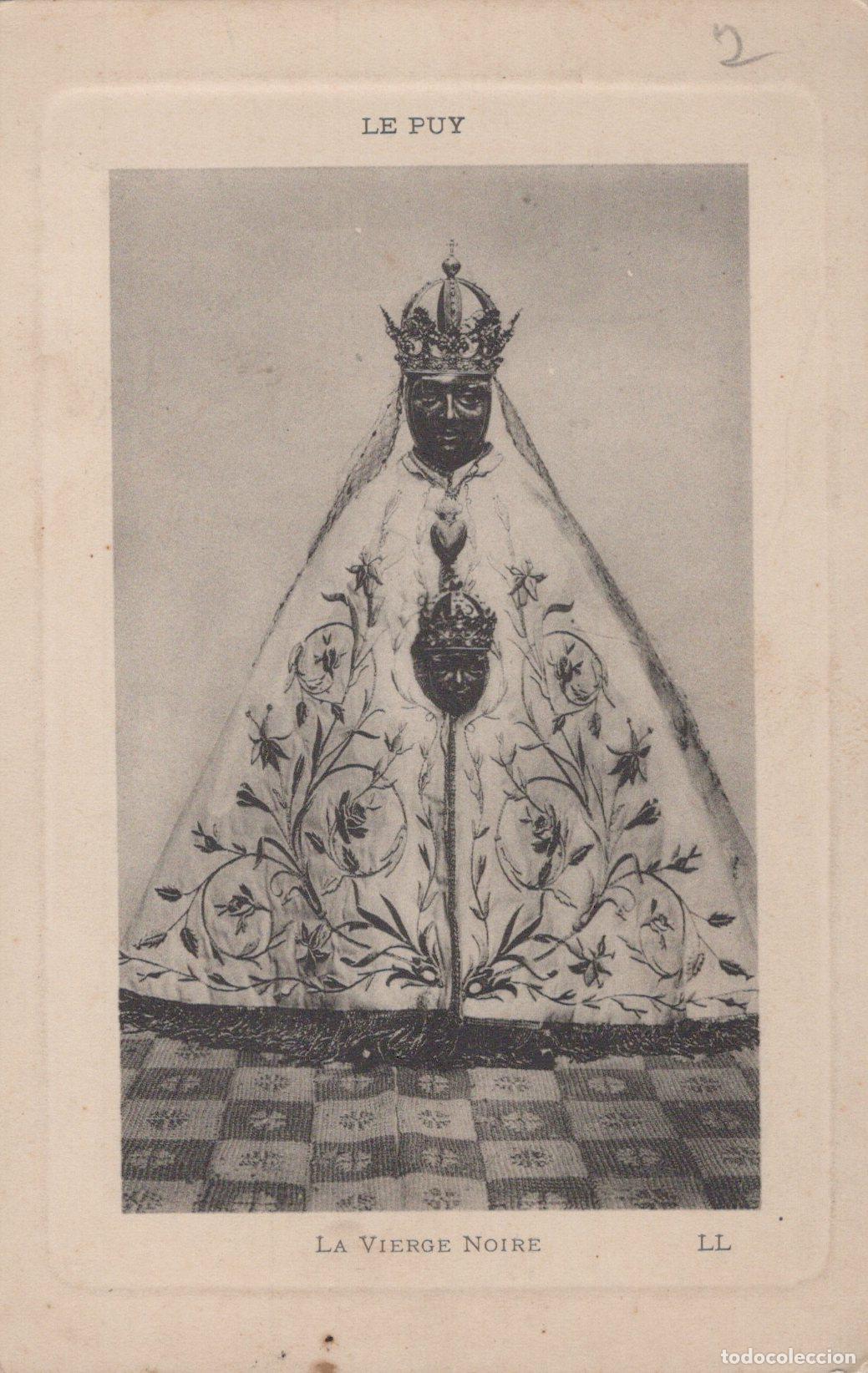Cartoline: France Le Puy Vierge Noire Statue Relieuse Unposted *YAC121